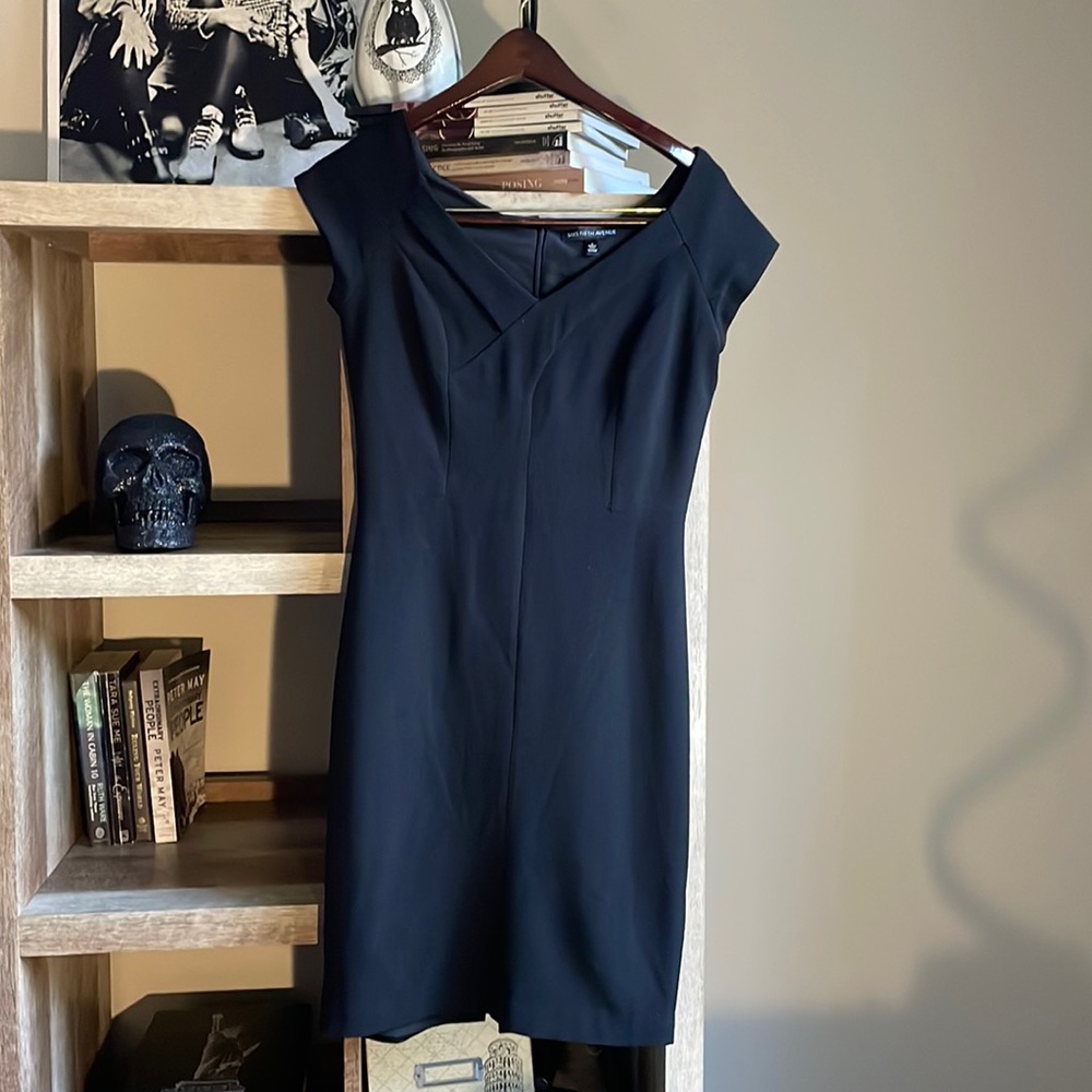 Black MIDI dress size 2